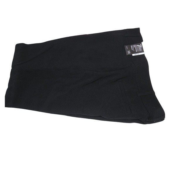 NY and Company 7th Avenue Petite Bootcut Pants Black Signature Fit Size 10 - Picture 3 of 9